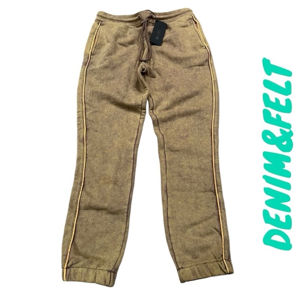 Alphalete Essential Oversized Joggers | Color: Earth Dye Brown Mineral Wash |NEW - Picture 9 of 12